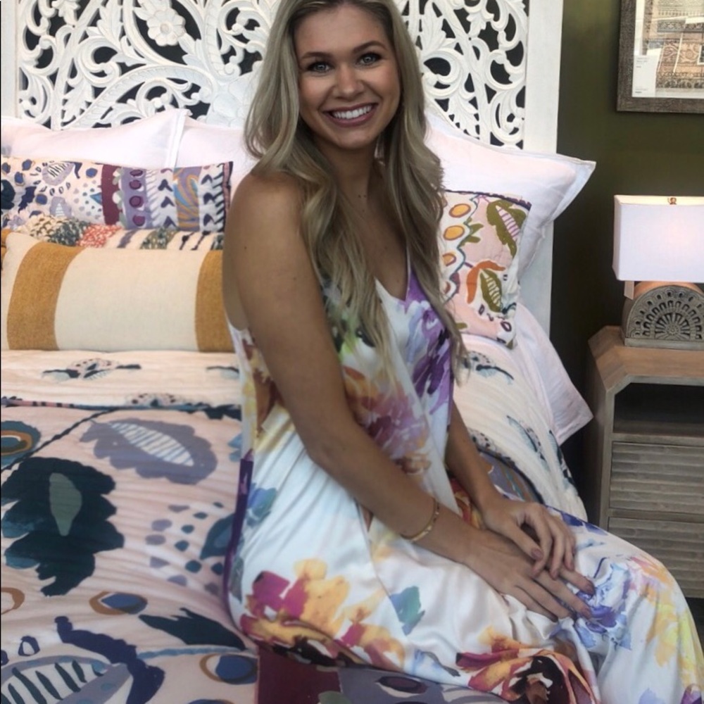Nicole Miller silk maxi